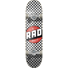 RAD Checkers Progressive Skateboard Set (8.25"|czarny/biały)