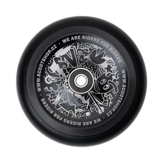Kółko Scootshop 110 mm Stickerbomb