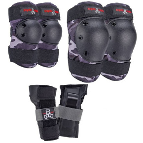 Triple Eight Protection 3-pack (M|Charcoal Camo)