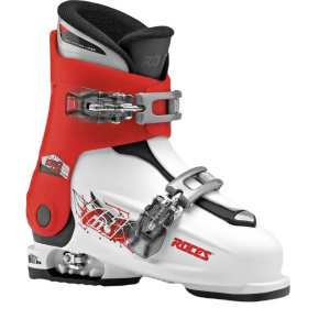 Dziecięce buty narciarskie Roces Idea Up 6w1 z regulacją (19-22|białe/czerwone)