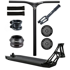 Hulajnoga freestyle Custom Ethic × Divine Park – 460 × 130 mm / 110 × 24 mm / IHC – czarna