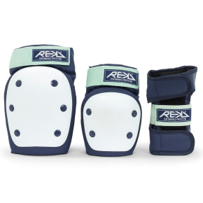 REKD Heavy Duty Triple Pad Set - Niebieski / Miętowy - Średni