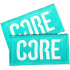 Core Velcro Chránič kolen Tags 2-balení (Tyrkysová)
