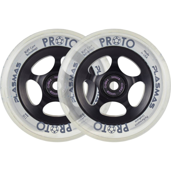 Kółka Proto Plasma 110 mm Czarny Mat, 2 szt.