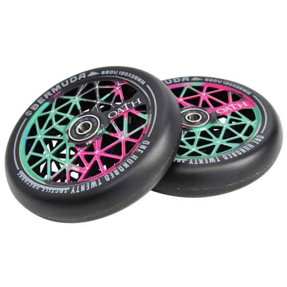 Kółka Oath Bermuda 120 mm Green/Pink/Black 2 szt.