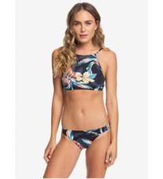 Roxy Printed Beach Classics Stroje kąpielowe - Crop Top 373 kvj6 antracyt tropicoco 2020 damskie vell.S