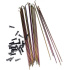 Przewody Colony Plain Gauge 20 sztuk (182 mm|Rainbow Anodise)