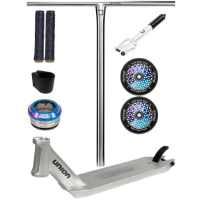 Freestyle hulajnoga Custom Divine X Union HoneyComb 490 mm Srebrny/Neochrome