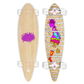 Street Surfing artist series Woods Longboard