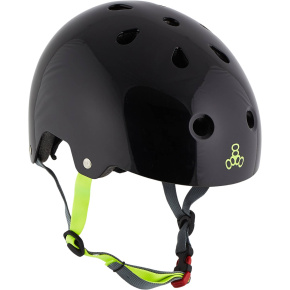 Kask Triple Eight Dual Certified Skate Helmet (L-XL|Black Zest)