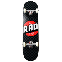 RAD Checkers Progressive Skateboard Complete (8"|czarny/szary)