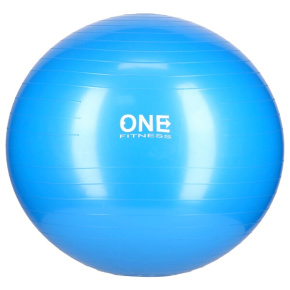 Piłka gimnastyczna ONE Fitness Gym Ball 10 niebieska, 65 cm