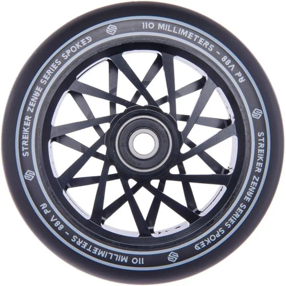 Kółko Striker Zenue Series Black 110 mm Czarny