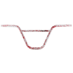 Kierownica BMX Fiction Troop (9.5"|New Psycho White/Red Splatter)