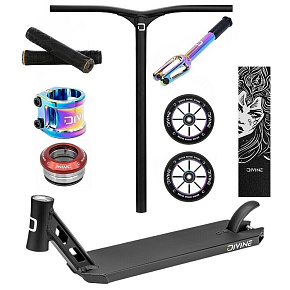 Hulajnoga freestyle Custom Divine Park ALU Black/Neochrome