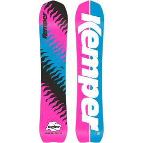 Snowboard Kemper Aggressor 1989/90 (162cm|różowy)