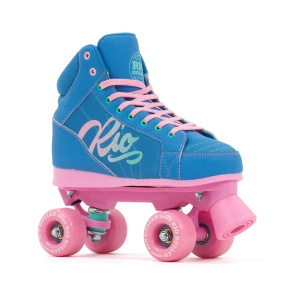 Wrotki dziecięce Rio Roller Lumina - Niebieski / Różowy - UK:13J EU:32 US:M1L1