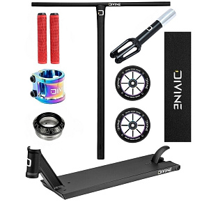 Hulajnoga freestyle Custom Divine Street 6" 560 mm Czarna