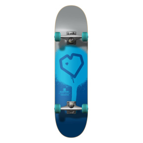 Zestaw do deskorolki Blueprint Spray Heart V2 (7.75"|Srebrny)