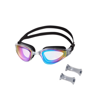 Okulary pływackie NILS Aqua NQG180MAF czarny/tęczowy