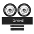 Zestaw 2 sztuk kółek Divine 110 mm Turbo srebrne + Divine griptape + Divine gripy