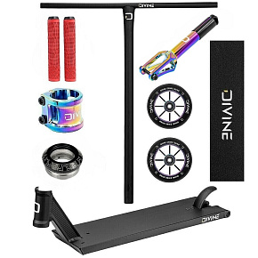 Hulajnoga freestyle Custom Divine Street 6" 560 mm Czarna
