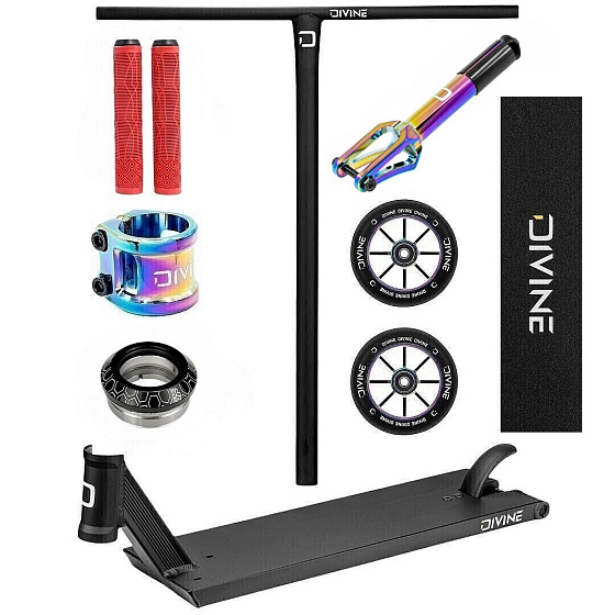 Hulajnoga freestyle Custom Divine Street 6" 560 mm Czarna