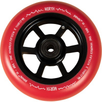 Kółka North Signal V2 115x30 mm Black/Red Pu