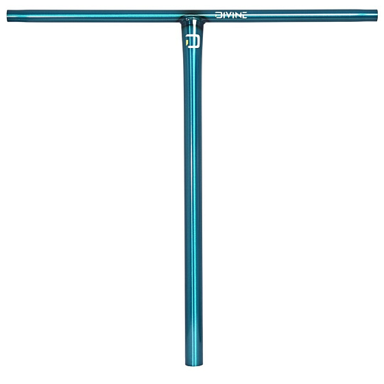 Kierownica Divine T-bar standard 600x610 mm Polished Teal