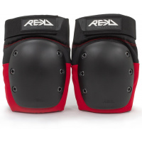 REKD Ramp Knee Pads Czarny/Czerwony X Small