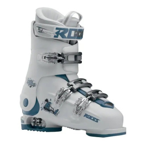 Regulowane dziecięce buty narciarskie Roces Idea Free 6in1 (22.5-25.5|White/Tyrkys)