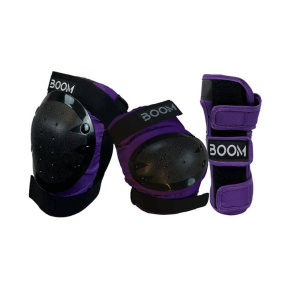 Set chráničů Boom Classic M fialový