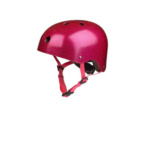 Kask Micro Pink Glitter M (53-57 cm)