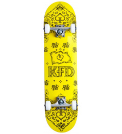 Deskorolka KFD Bandana Set 7.75 "Żółty