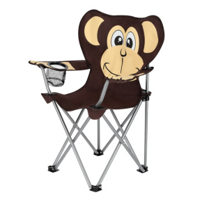 Krzesło składane dla dzieci NILS Camp NC3029 małpa