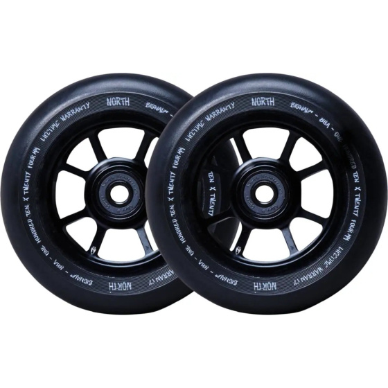 Kółka North Signal 110 mm Matte Black 24 mm