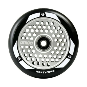 Kółko do hulajnogi Union Honeycomb Pro 110 mm czarne/srebrne