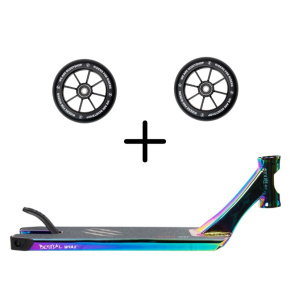 Set Deska Deska Bestial Wolf Spark 530mm Rainbow X kolečka Scootshop.cz Spoked černé