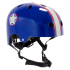 Regulowany kask dziecięcy SFR - niebieski/srebrny - XXXS/XS 46-52cm