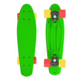 Deskorolka FIZZ BOARD Green, Red-Yellow PU, Zielony