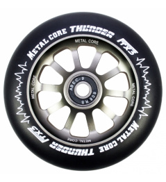 Czarne koło Metal Core Thunder 120 mm