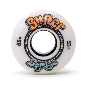 Kółka Enuff Super Softie - białe - 53 mm