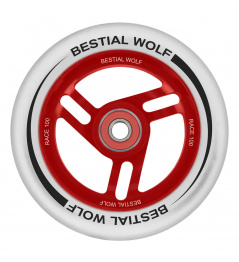 Bestial Wolf Race Białe białe koło o średnicy 100 mm
