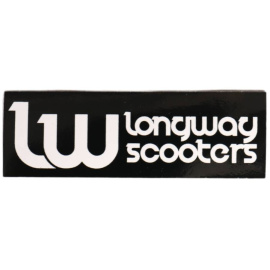 Naklejka z logo Longway czarna