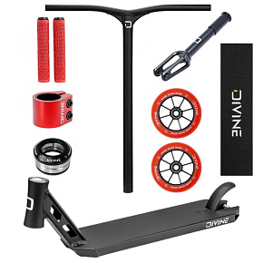 Hulajnoga freestyle Custom Divine Park ALU Black/Red