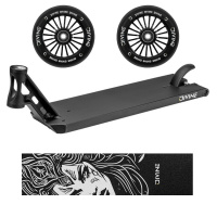 Zestaw Podest Divine Forget Street 6" 560 mm czarna + 2 szt. kółek Divine 110 mm Turbo czarne + Divine Nyx griptape