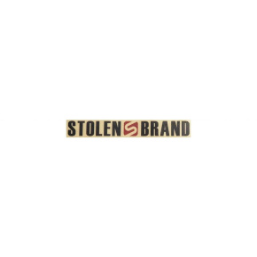 Naklejka ze skradzionym logo (S|czarny)