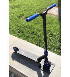 Hulajnoga wyczynowa Scootshop.cz Custom Longway X Bestial Wolf Czarny/Niebieski