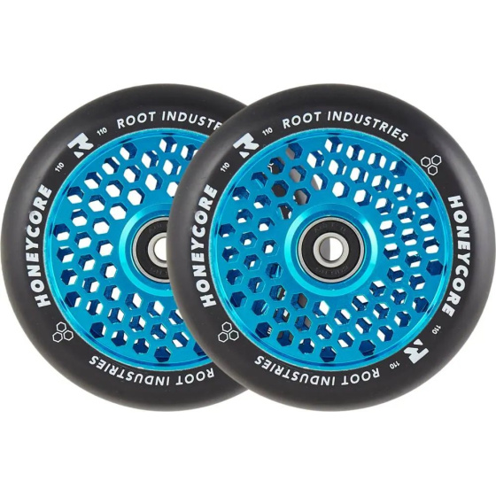 Kółka Root Industries Honeycore black 110 mm Niebieski, 2 szt.