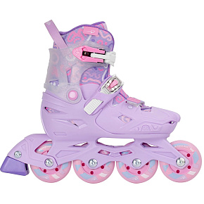 FlyingEagle Cosmo Nastavitelný Kolečkové Brusle Dívčí (Fialová|37-41)